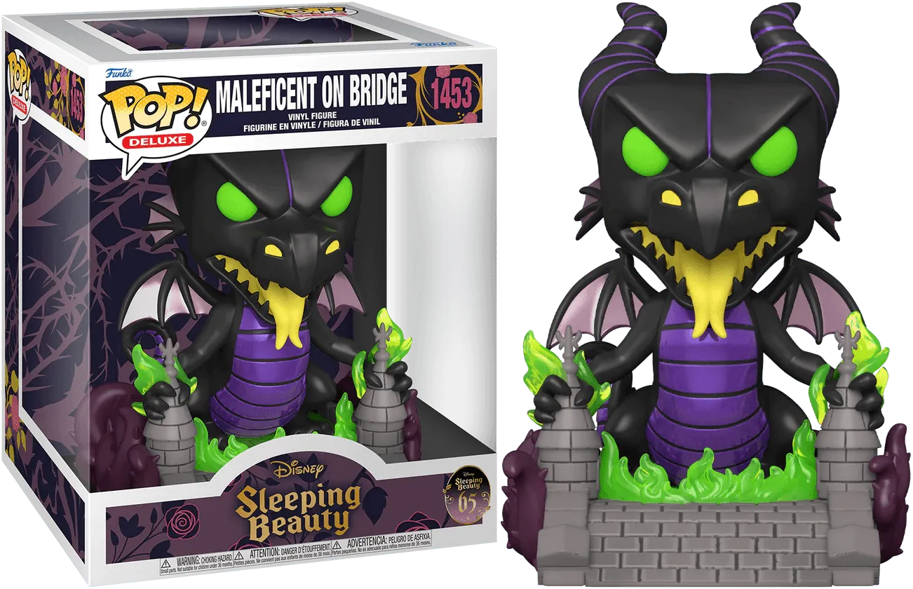 FUN78180 Sleeping Beauty: 65th Anniversary - Maleficent on Bridge Pop! Deluxe - Funko - Titan Pop Culture