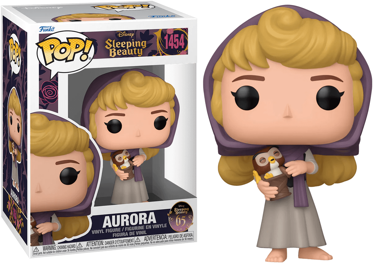 FUN78181 Sleeping Beauty: 65th Anniversary - Aurora with Owl Pop! Vinyl - Funko - Titan Pop Culture