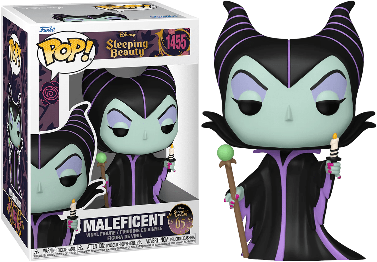 FUN78182 Sleeping Beauty: 65th Anniversary - Maleficent with Candle Pop! Vinyl - Funko - Titan Pop Culture