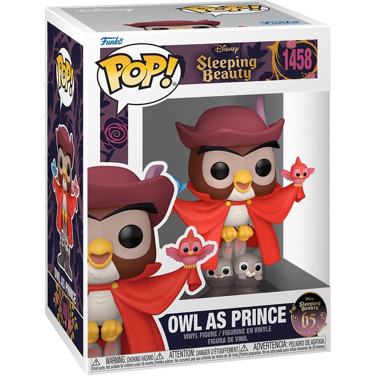 FUN78185 Sleeping Beauty: 65th Anniversary - Owl as Prince Pop! Vinyl - Funko - Titan Pop Culture