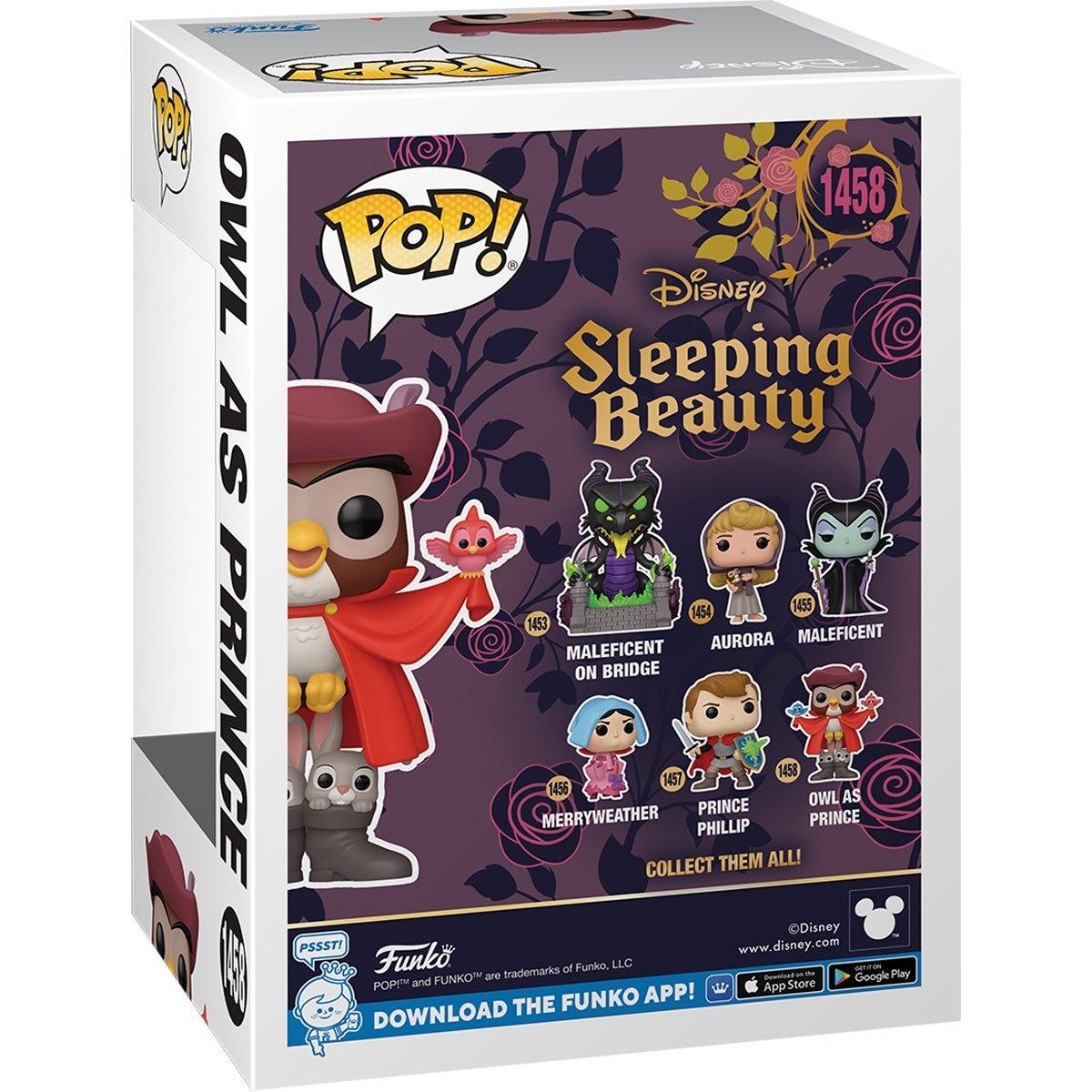 FUN78185 Sleeping Beauty: 65th Anniversary - Owl as Prince Pop! Vinyl - Funko - Titan Pop Culture