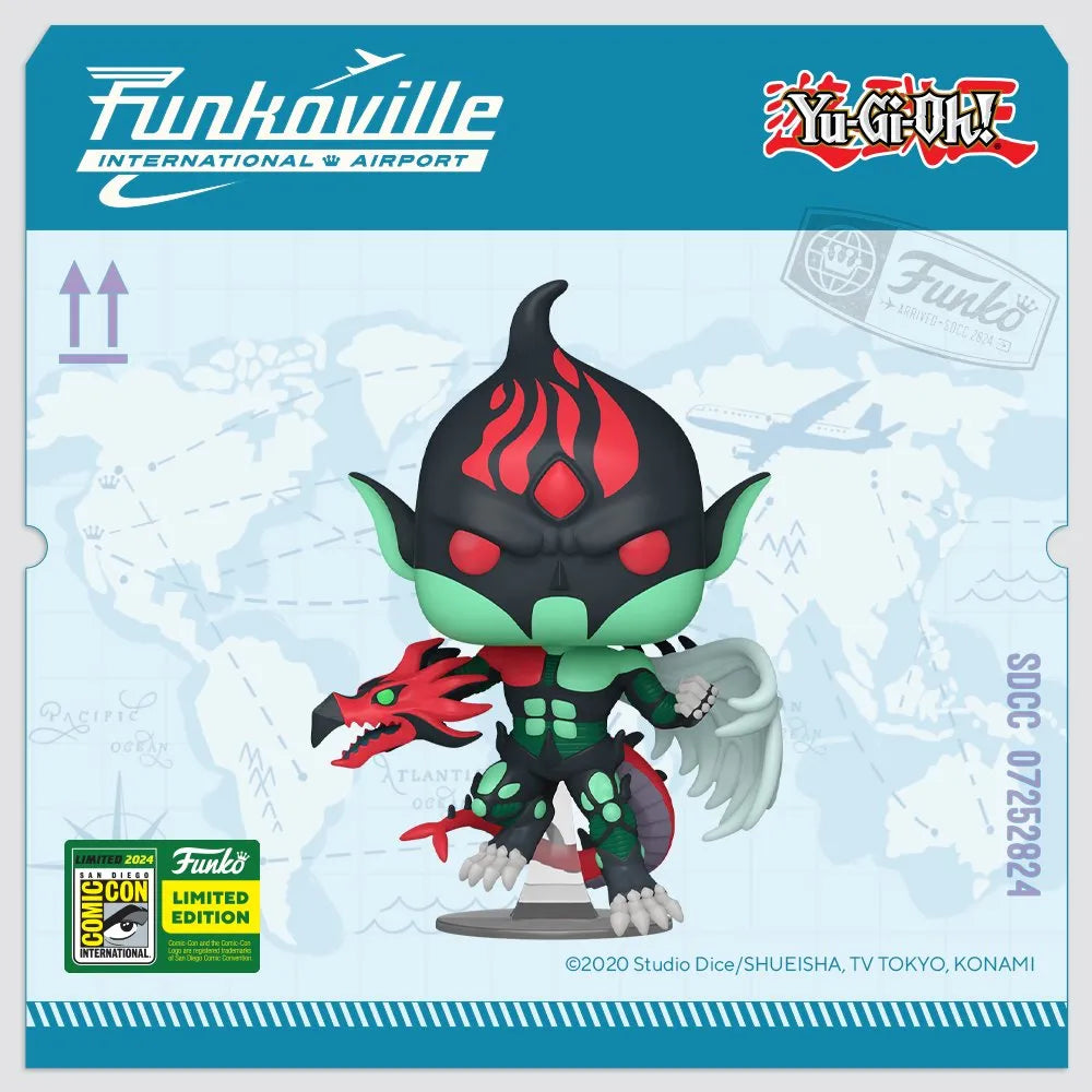 FUN78254 Yu-Gi-Oh! - Elemental Hero Flame Wingman Pop! Vinyl (2024 Summer Convention Exclusive) - Funko - Titan Pop Culture