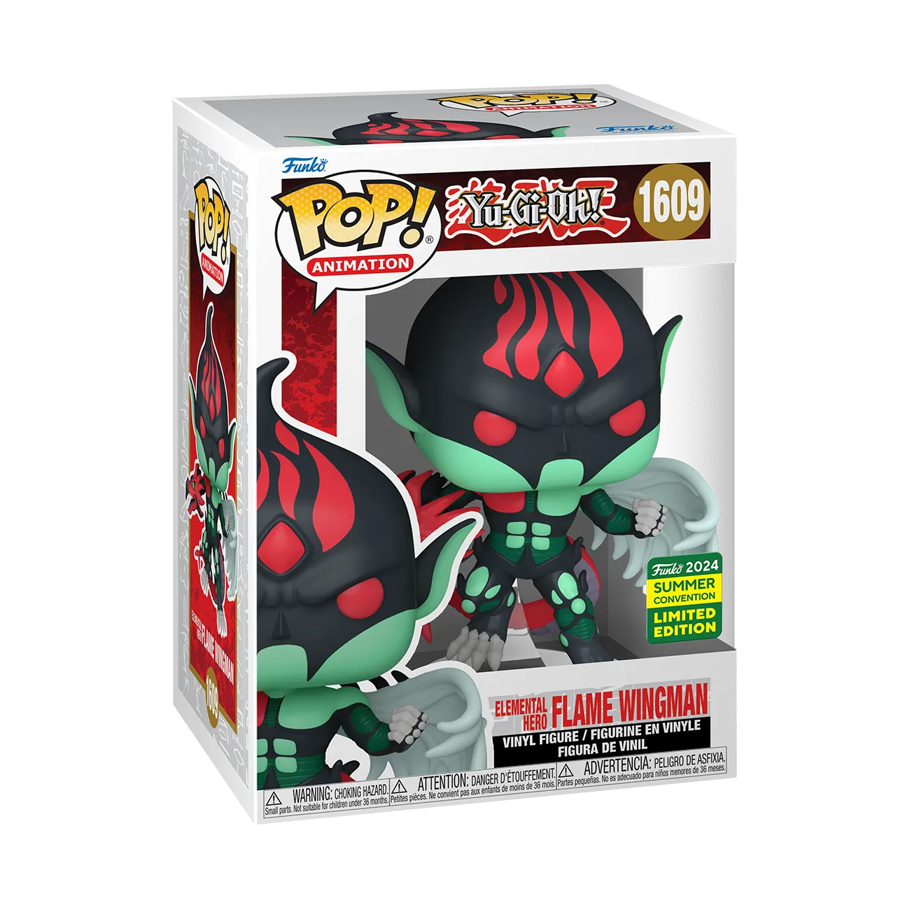 FUN78254 Yu-Gi-Oh! - Elemental Hero Flame Wingman Pop! Vinyl (2024 Summer Convention Exclusive) - Funko - Titan Pop Culture