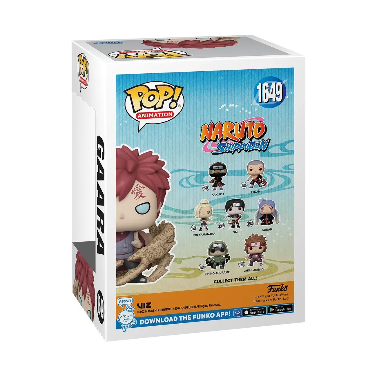 FUN78261 Naruto: Shippuden - Gaara Pop! Vinyl (2024 Summer Convention Exclusive) - Funko - Titan Pop Culture