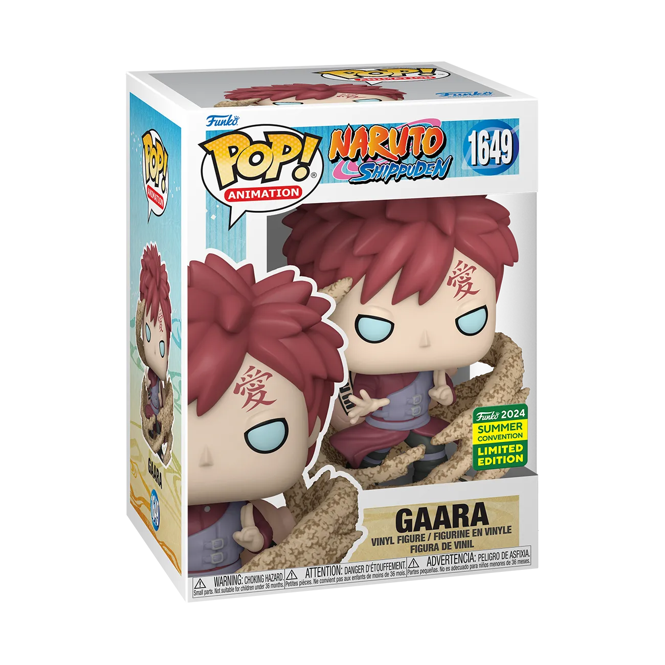 FUN78261 Naruto: Shippuden - Gaara Pop! Vinyl (2024 Summer Convention Exclusive) - Funko - Titan Pop Culture