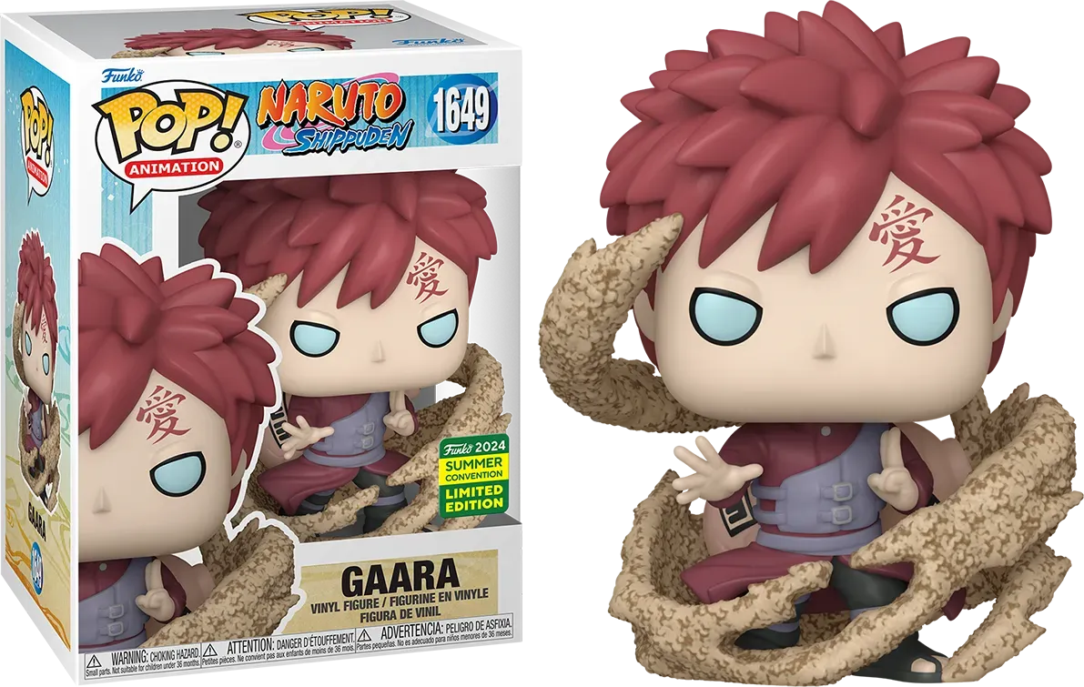 FUN78261 Naruto: Shippuden - Gaara Pop! Vinyl (2024 Summer Convention Exclusive) - Funko - Titan Pop Culture