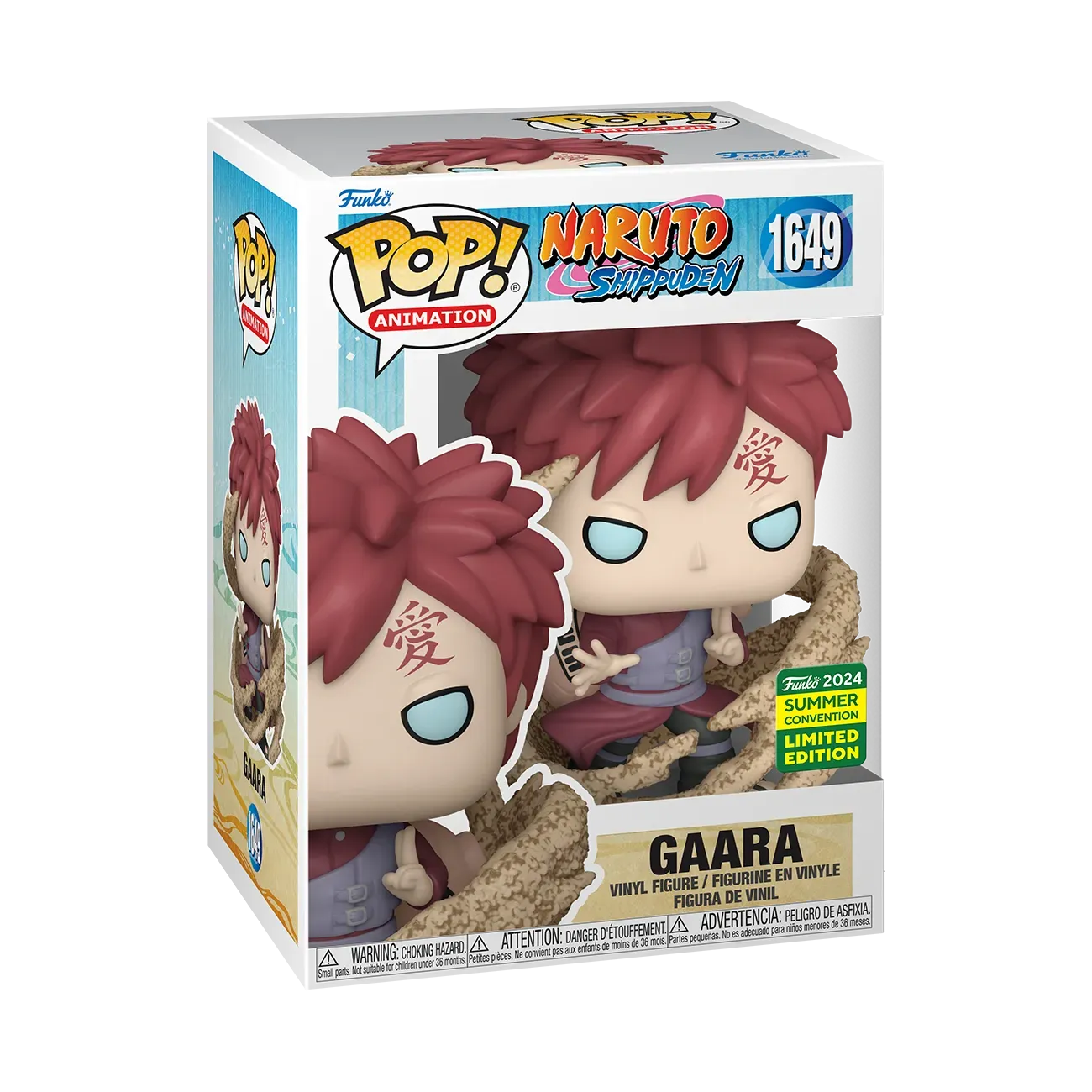 FUN78261 Naruto: Shippuden - Gaara Pop! Vinyl (2024 Summer Convention Exclusive) - Funko - Titan Pop Culture