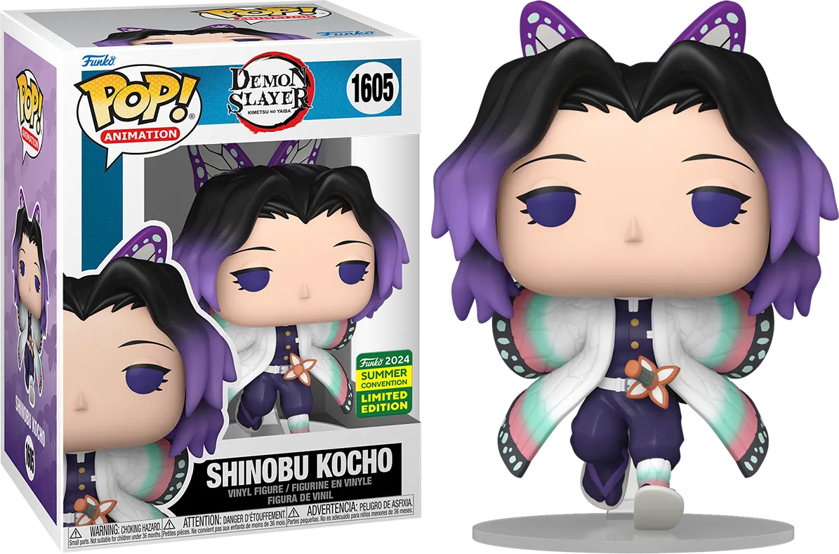 FUN78265 Demon Slayer - Shinobu Kocho Pop! Vinyl (2024 Summer Convention Exclusive) - Funko - Titan Pop Culture