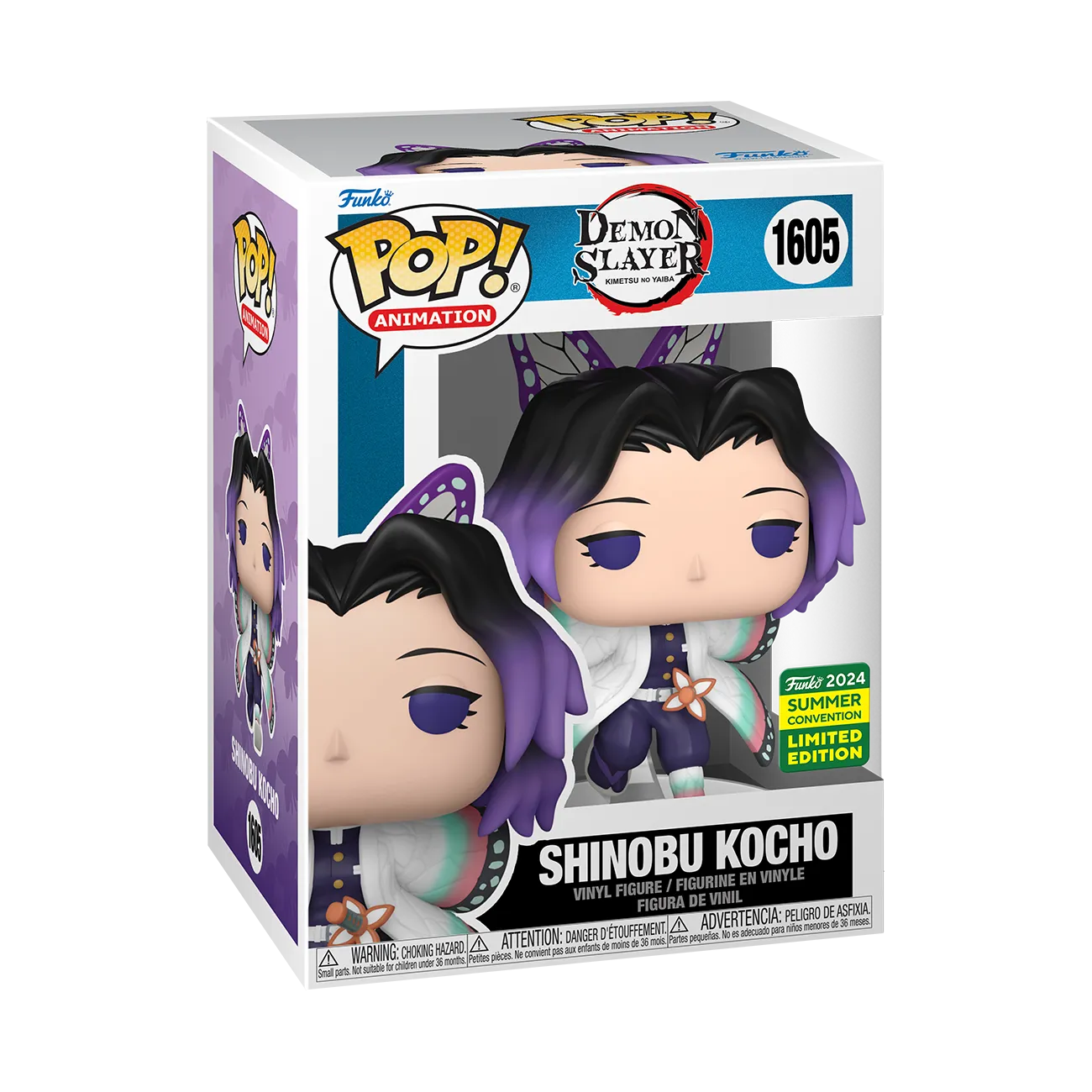 FUN78265 Demon Slayer - Shinobu Kocho Pop! Vinyl (2024 Summer Convention Exclusive) - Funko - Titan Pop Culture