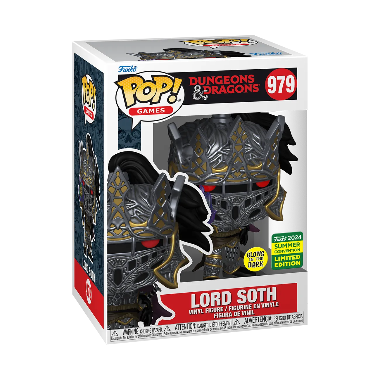 FUN78267 Dungeons & Dragons - Lord Soth Glow-in-the-Dark Pop! Vinyl (2024 Summer Convention Exclusive) - Funko - Titan Pop Culture