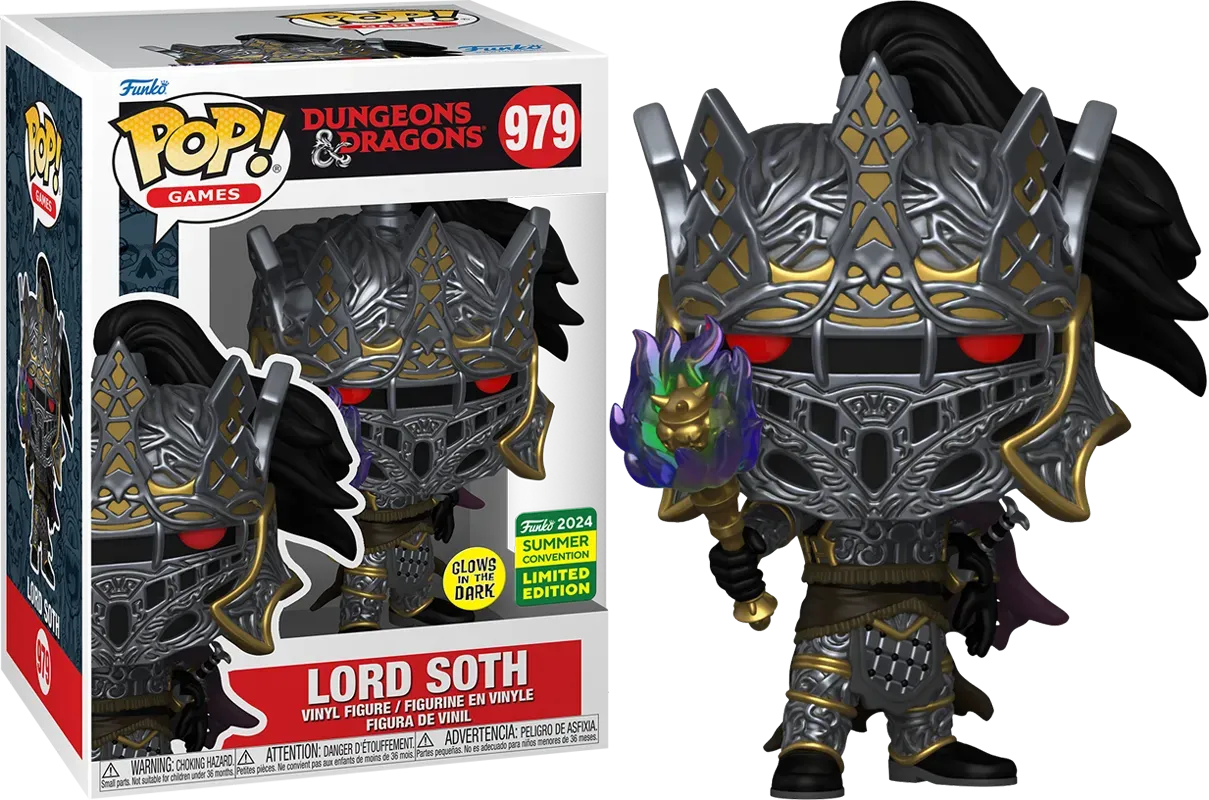 FUN78267 Dungeons & Dragons - Lord Soth Glow-in-the-Dark Pop! Vinyl (2024 Summer Convention Exclusive) - Funko - Titan Pop Culture