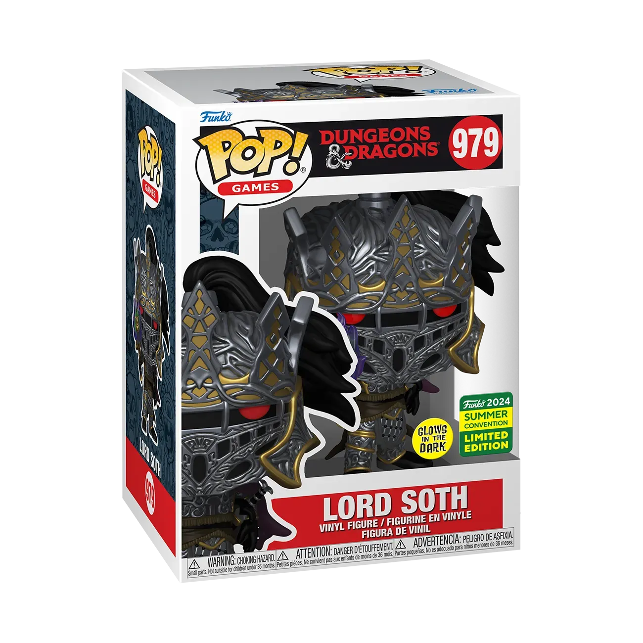 FUN78267 Dungeons & Dragons - Lord Soth Glow-in-the-Dark Pop! Vinyl (2024 Summer Convention Exclusive) - Funko - Titan Pop Culture