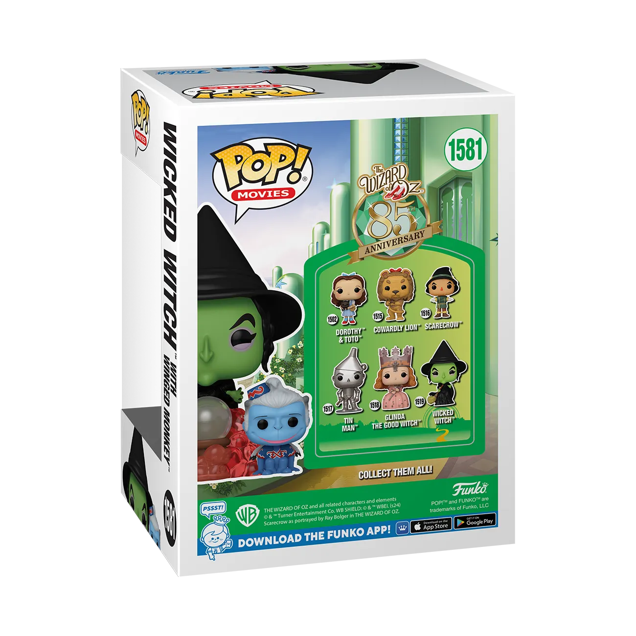 FUN78305 The Wizard of Oz - Wicked Witch with Winged Monkey Pop! Vinyl (2024 Summer Convention Exclusive) - Funko - Titan Pop Culture