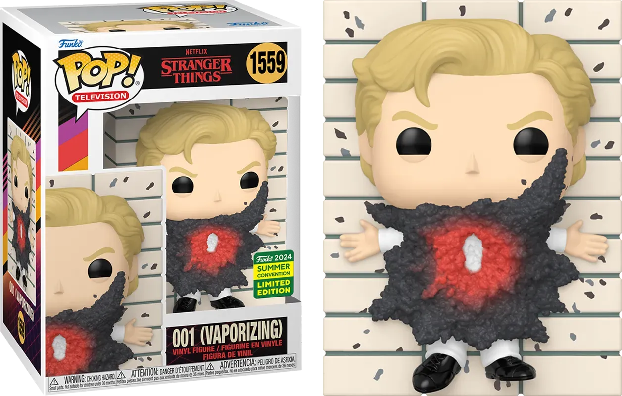 FUN78310 Stranger Things - 001 (Vaporizing) Pop! Vinyl (2024 Summer Convention Exclusive) - Funko - Titan Pop Culture