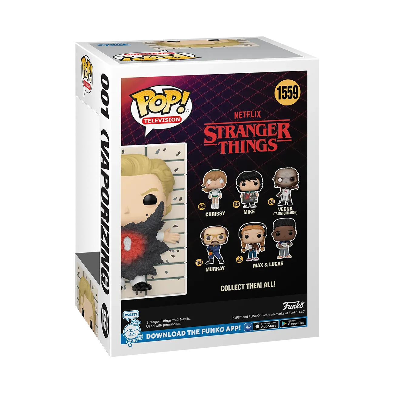 FUN78310 Stranger Things - 001 (Vaporizing) Pop! Vinyl (2024 Summer Convention Exclusive) - Funko - Titan Pop Culture