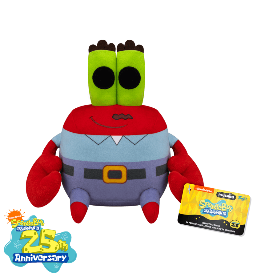 FUN78313 Spongebob: 25th Anniversary - Mr. Krabs 7" Pop! Plush - Funko - Titan Pop Culture