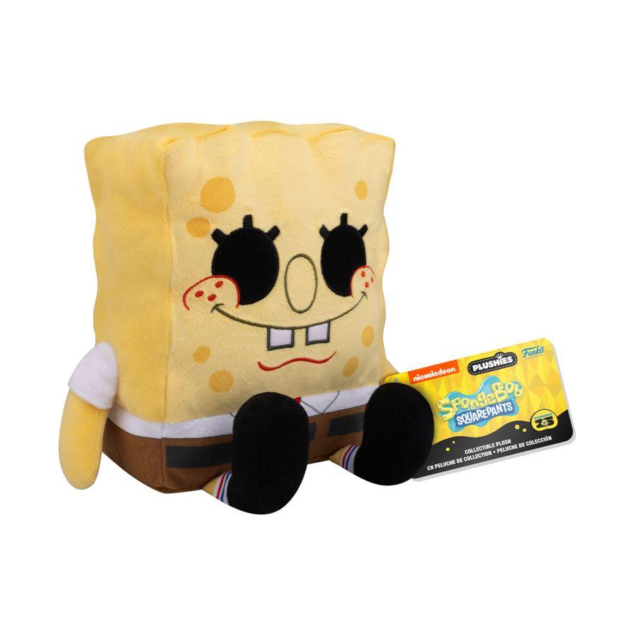 FUN78315 Spongebob: 25th Anniversary - Spongebob 7" Pop! Plush - Funko - Titan Pop Culture