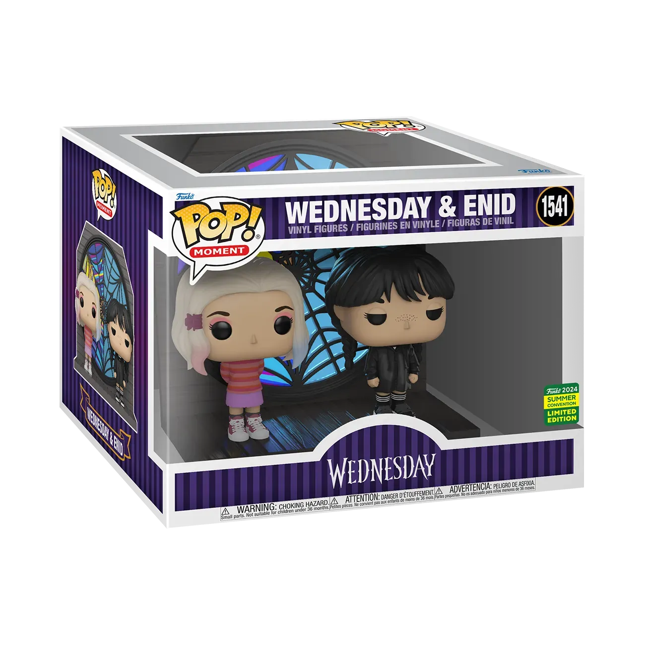 FUN78319 Wednesday (2022) - Wednesday & Enid Pop! Moment Vinyl (2024 Summer Convention Exclusive) - Funko - Titan Pop Culture