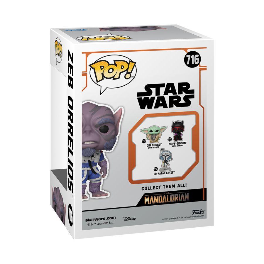 FUN78341 Star Wars: The Mandalorian - Zeb Orrelios US Exclusive Pop! Vinyl [RS] - Funko - Titan Pop Culture