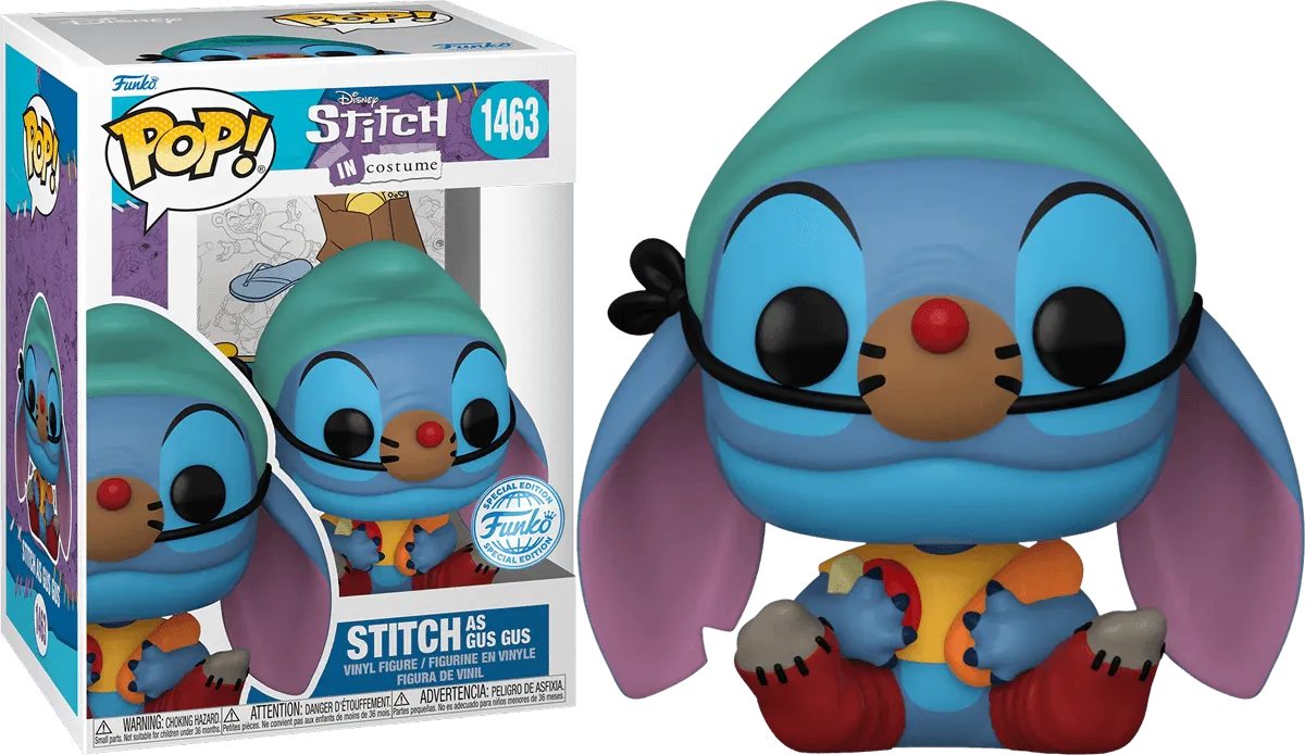 FUN78403 Disney - Stitch Gus Gus Costume US Exclusive Pop! Vinyl [RS] - Funko - Titan Pop Culture