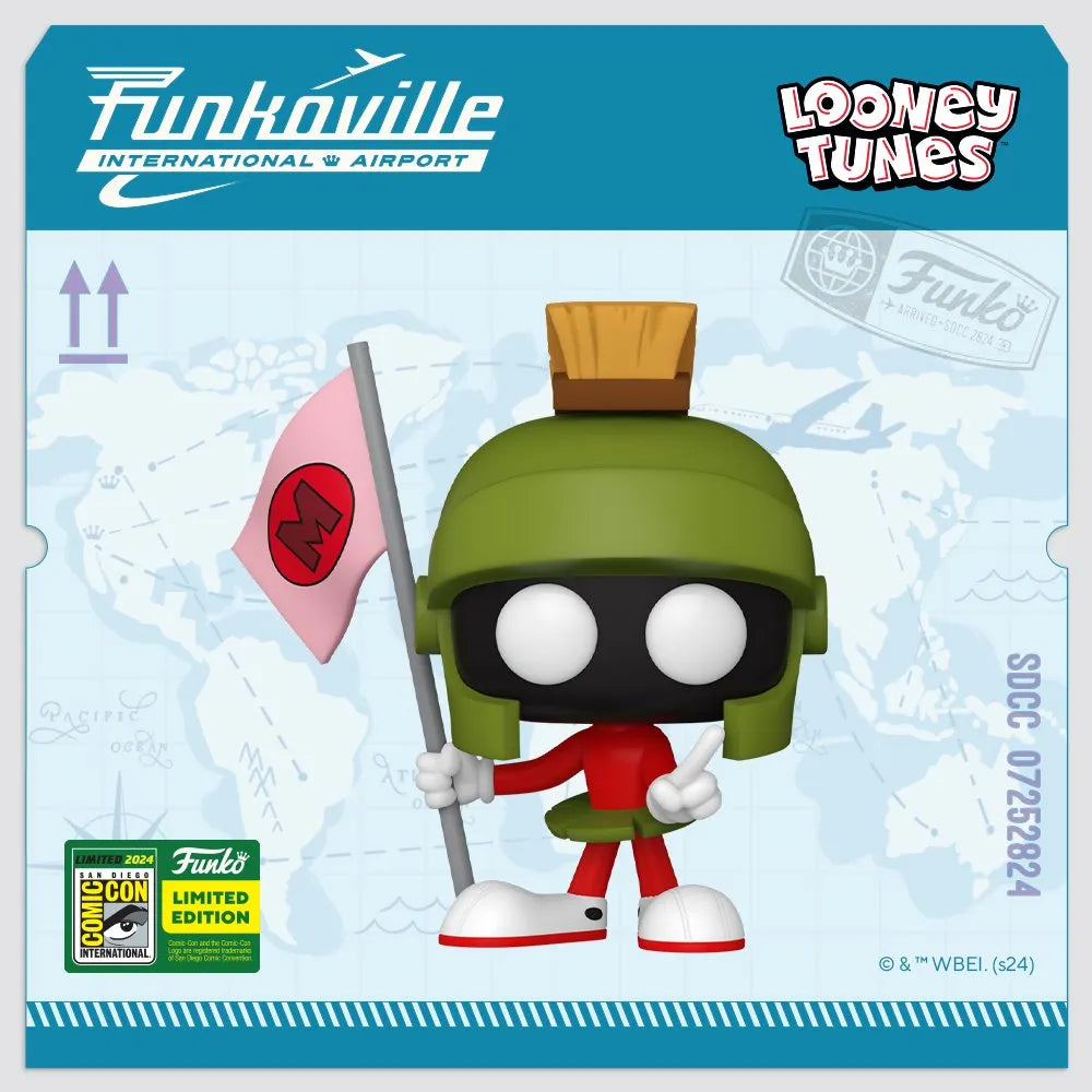 FUN78447 Looney Tunes - Marvin the Martian Pop! Vinyl (2024 Summer Convention Exclusive) - Funko - Titan Pop Culture