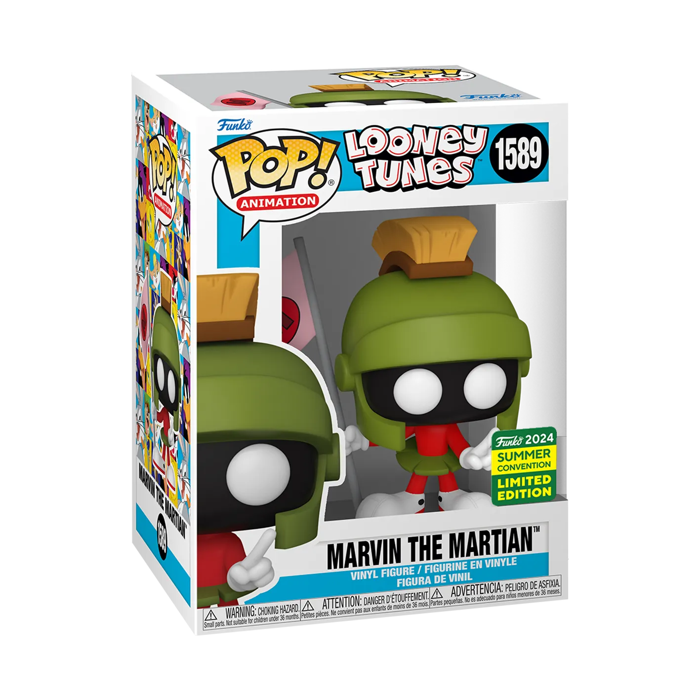 FUN78447 Looney Tunes - Marvin the Martian Pop! Vinyl (2024 Summer Convention Exclusive) - Funko - Titan Pop Culture