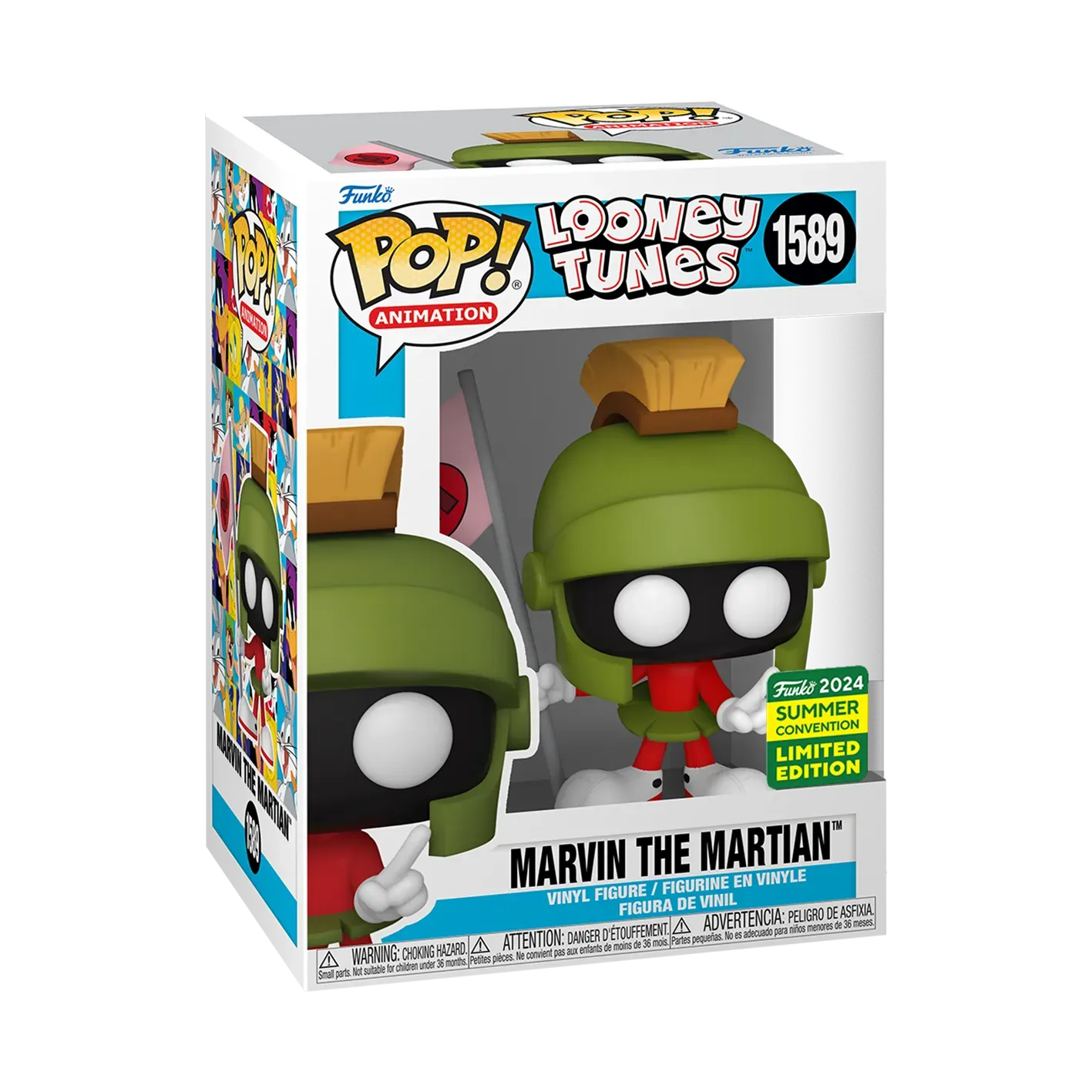 FUN78447 Looney Tunes - Marvin the Martian Pop! Vinyl (2024 Summer Convention Exclusive) - Funko - Titan Pop Culture