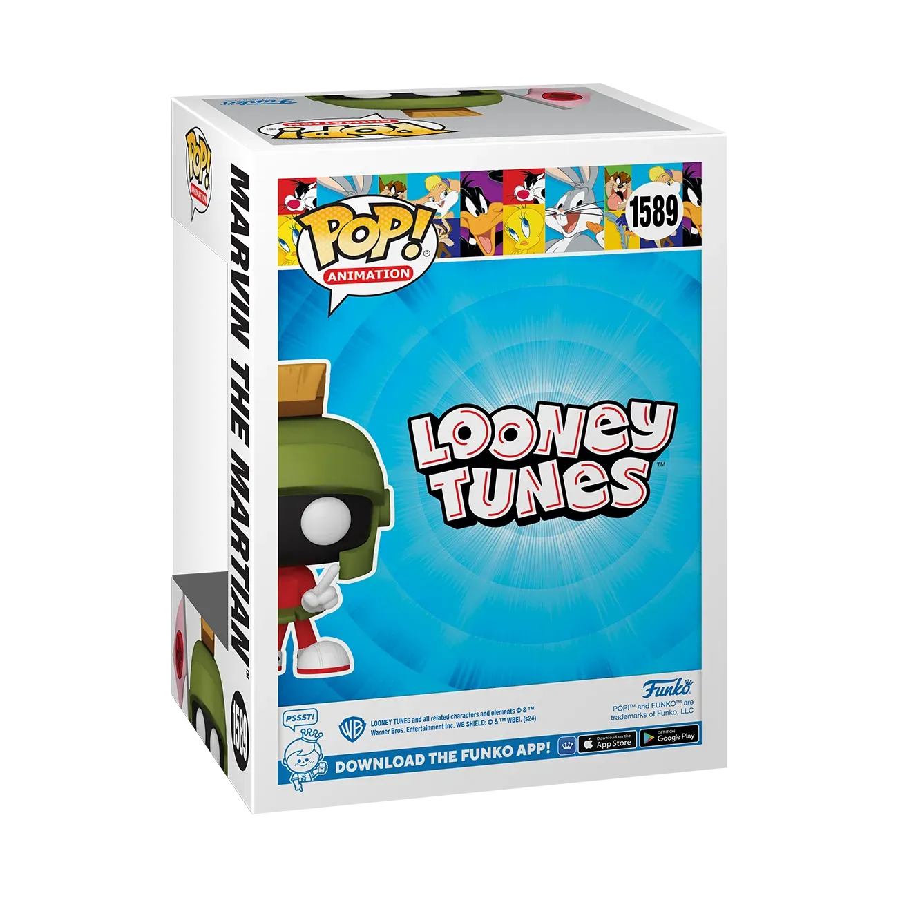 FUN78447 Looney Tunes - Marvin the Martian Pop! Vinyl (2024 Summer Convention Exclusive) - Funko - Titan Pop Culture