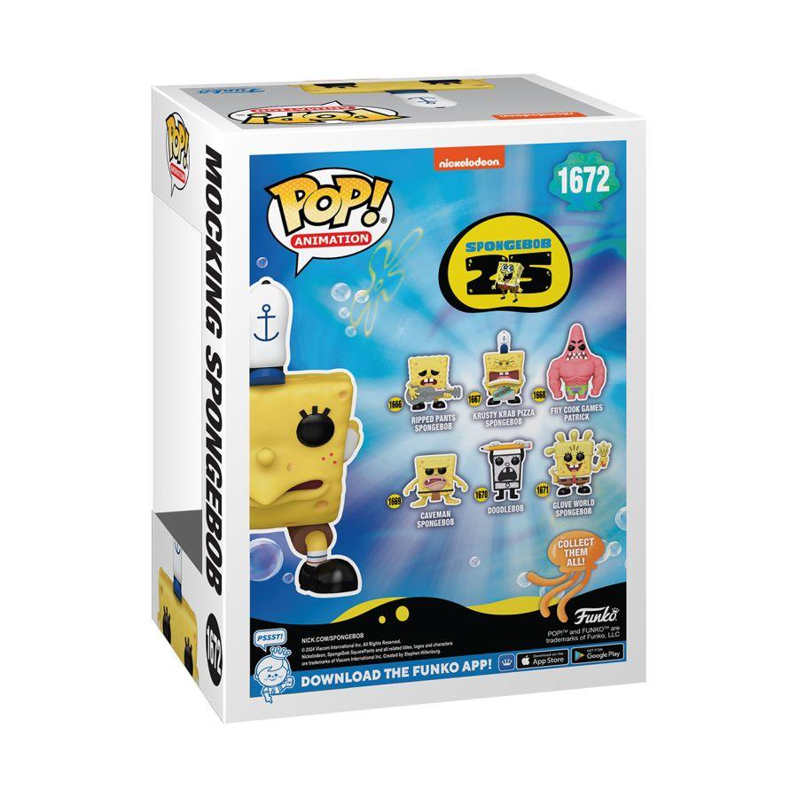 FUN78498 Spongebob: 25th Anniversary - Mocking Spongebob US Exclusive Pop! Vinyl [RS] - Funko - Titan Pop Culture