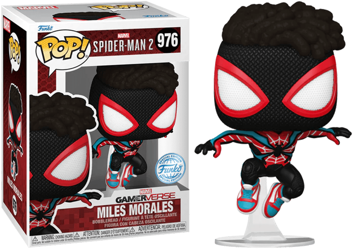 FUN78507 Spiderman 2 (VG'23) - Miles Morales in Evolved Suit US Exclusive Pop! Vinyl [RS] - Funko - Titan Pop Culture