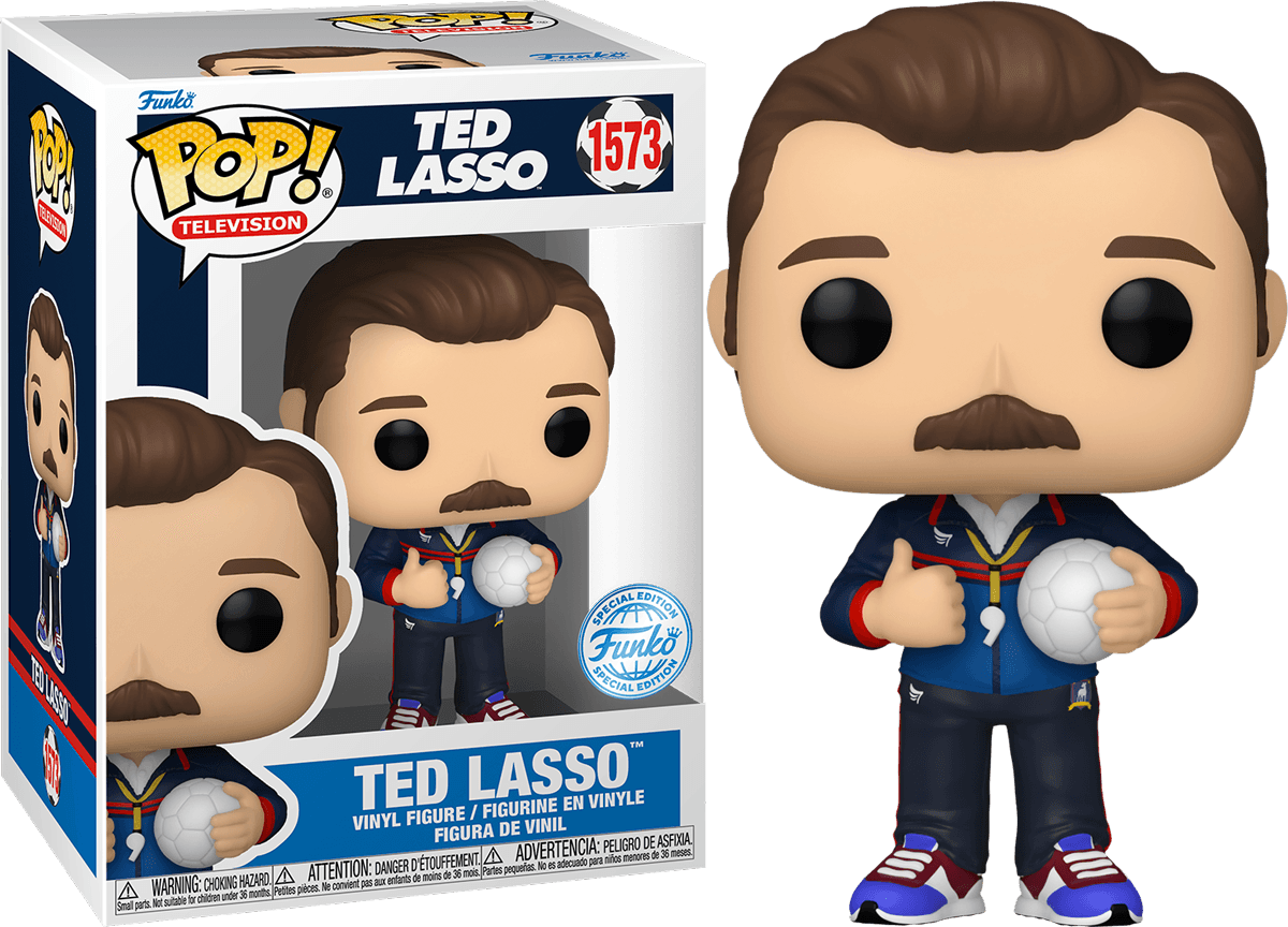 FUN78583 Ted Lasso - Ted Lasso (with ball) US Exclusive Pop! Vinyl [RS] - Funko - Titan Pop Culture