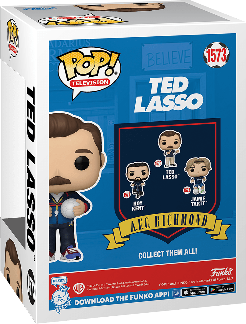 FUN78583 Ted Lasso - Ted Lasso (with ball) US Exclusive Pop! Vinyl [RS] - Funko - Titan Pop Culture