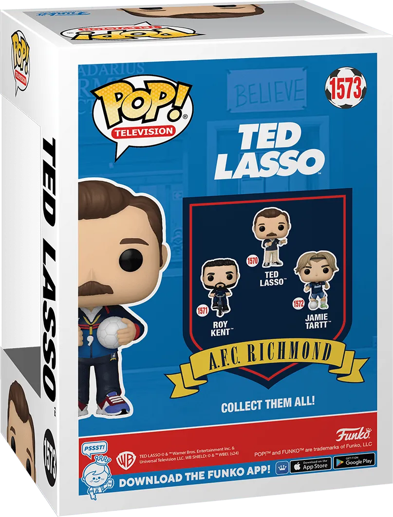 FUN78583 Ted Lasso - Ted Lasso (with ball) US Exclusive Pop! Vinyl [RS] - Funko - Titan Pop Culture