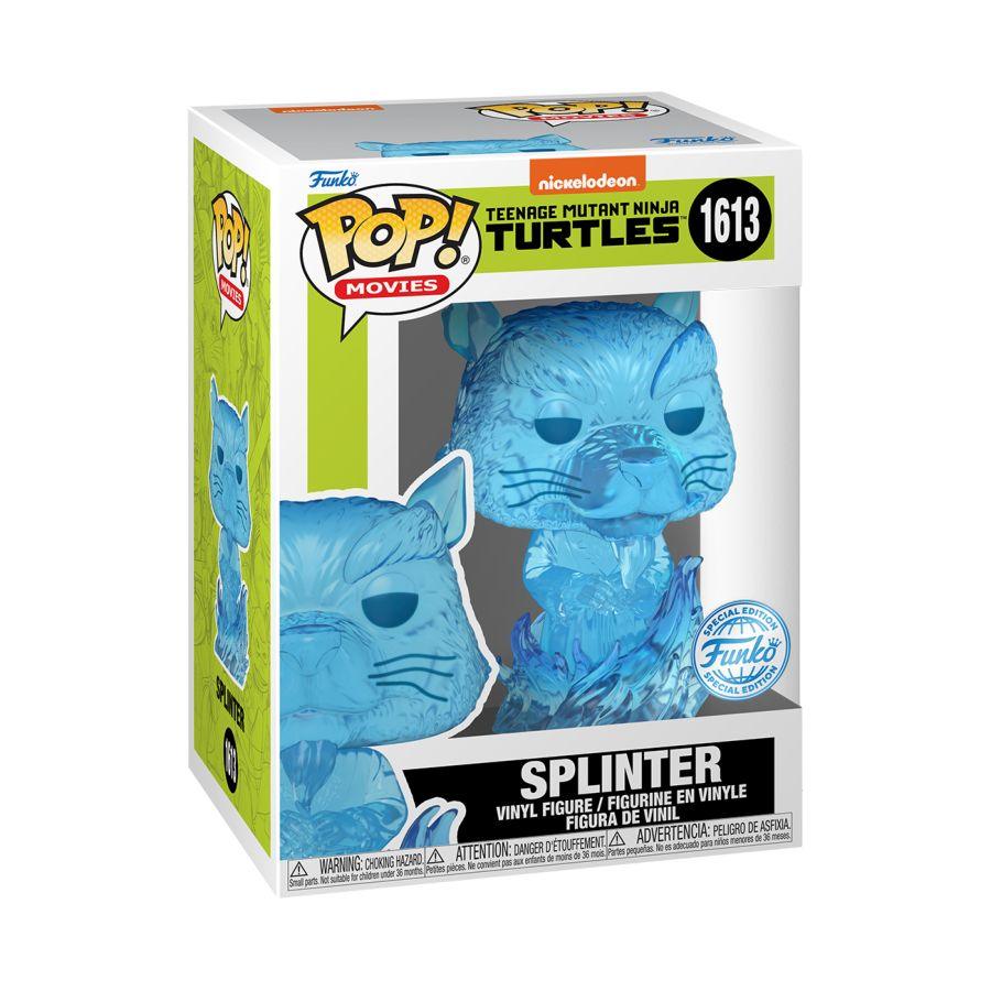 FUN78652 Teenage Mutant Ninja Turtles (1990) - Splinter US Exclusive Translucent Pop! Vinyl [RS] - Funko - Titan Pop Culture