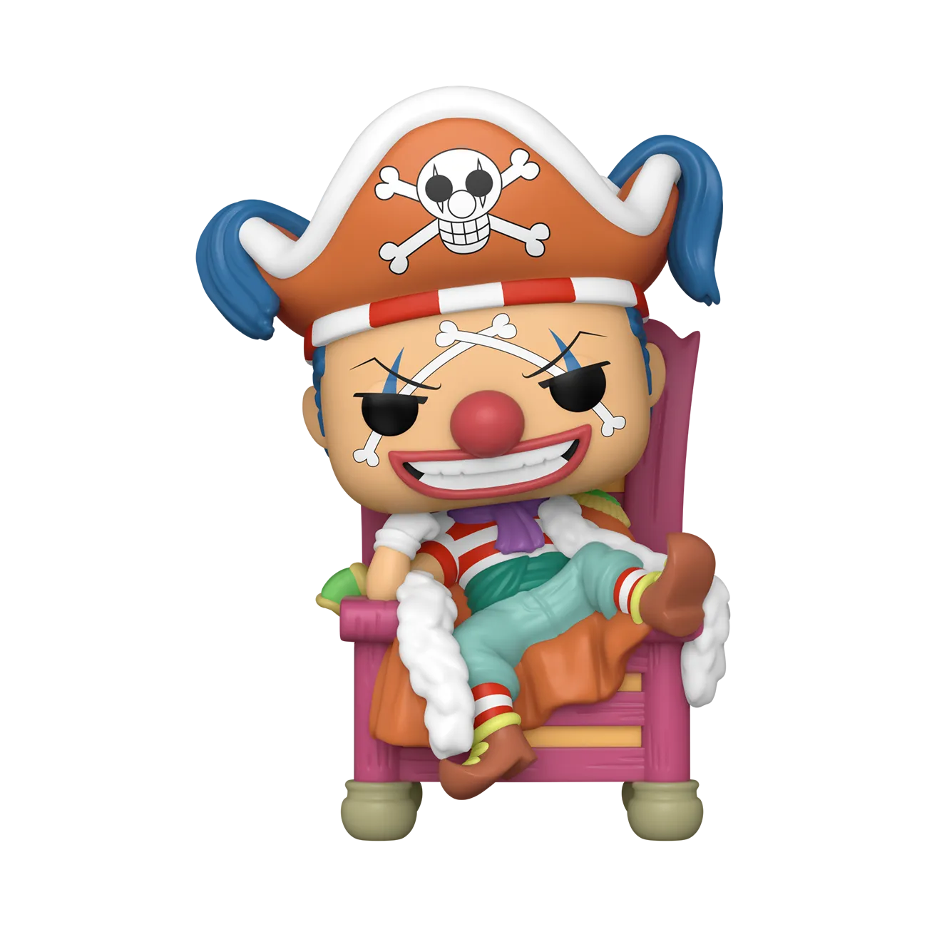 FUN78666 One Piece - Buggy on Throne NYCC 2024 US Exclusive Pop! Deluxe [RS] - Funko - Titan Pop Culture