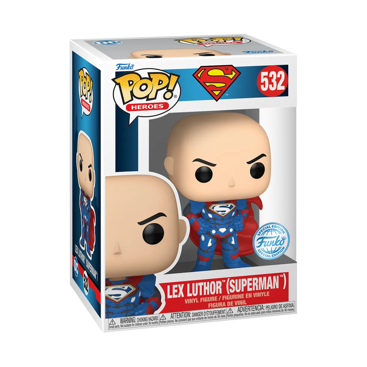 FUN78670 DC Comics - Lex Luthor as Superman Pop! Vinyl - Funko - Titan Pop Culture