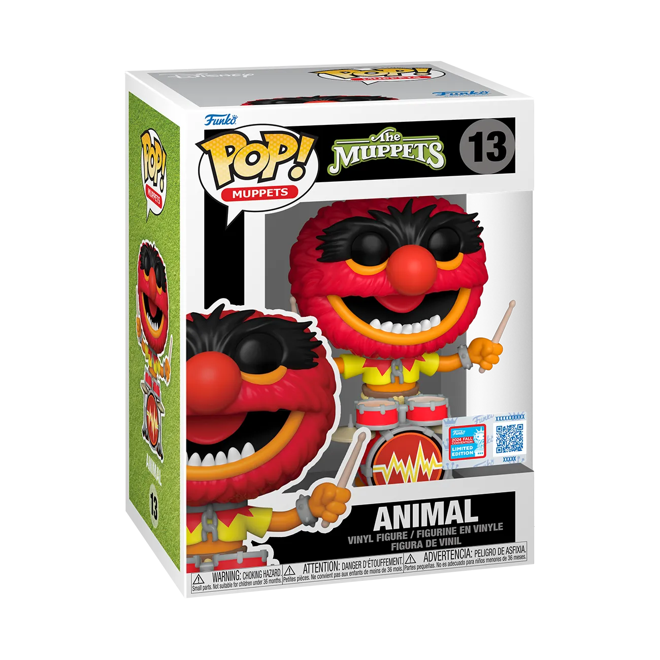 FUN78692 The Muppets (2024) - Animal on Drums NYCC 2024 US Exclusive Pop! Vinyl [RS] - Funko - Titan Pop Culture