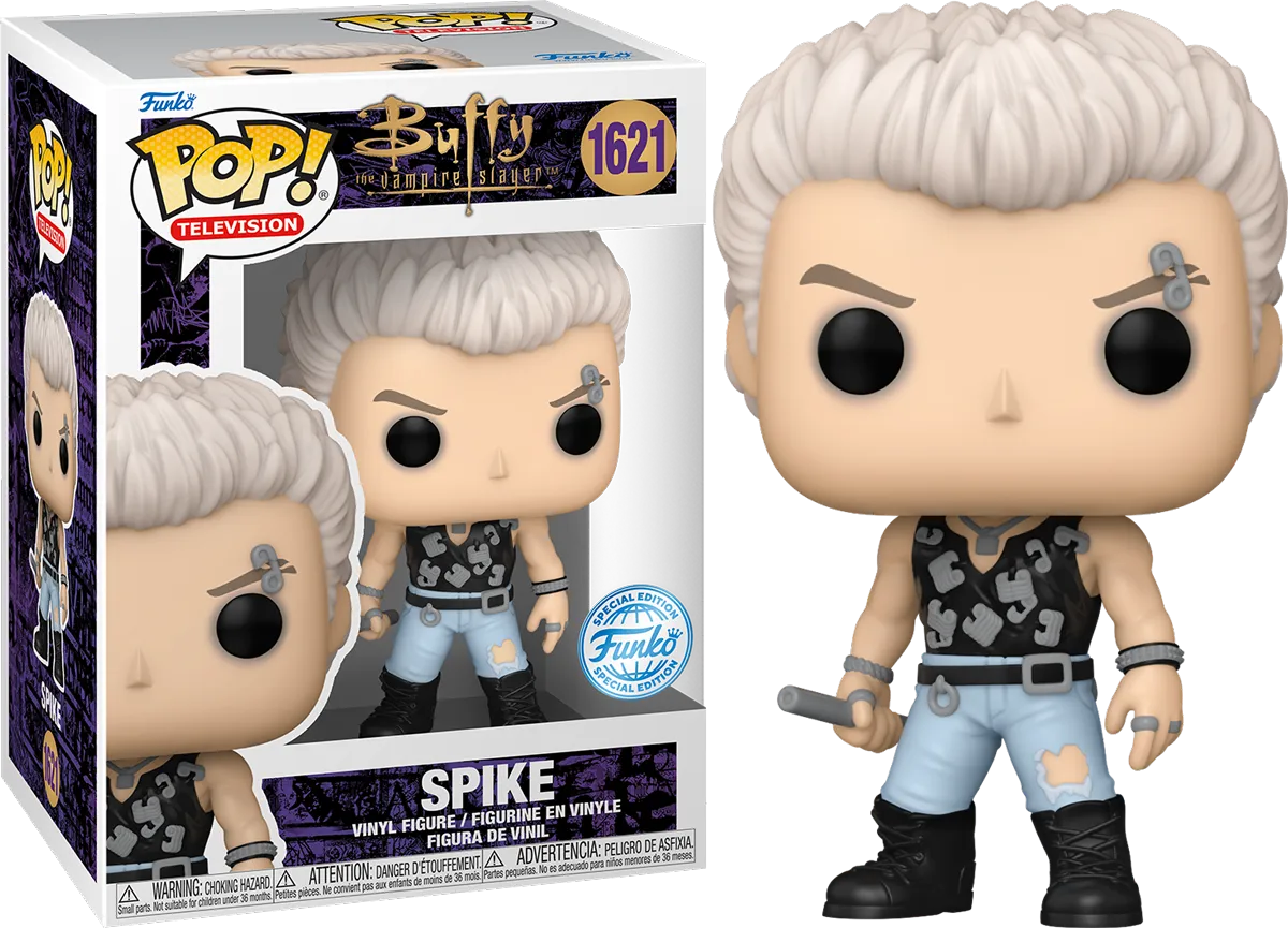 FUN78784 Buffy the Vampire Slayer - Spike (Punk) US Exclusive Pop! Vinyl [RS] - Funko - Titan Pop Culture