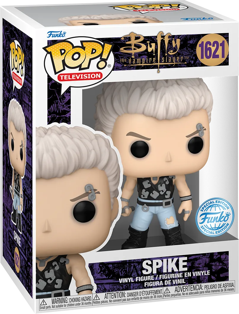 FUN78784 Buffy the Vampire Slayer - Spike (Punk) US Exclusive Pop! Vinyl [RS] - Funko TBA - Titan Pop Culture