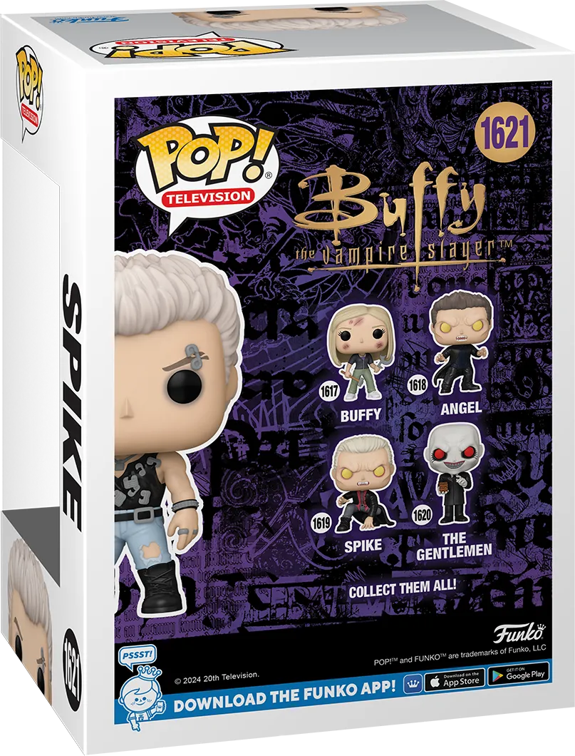 FUN78784 Buffy the Vampire Slayer - Spike (Punk) US Exclusive Pop! Vinyl [RS] - Funko TBA - Titan Pop Culture