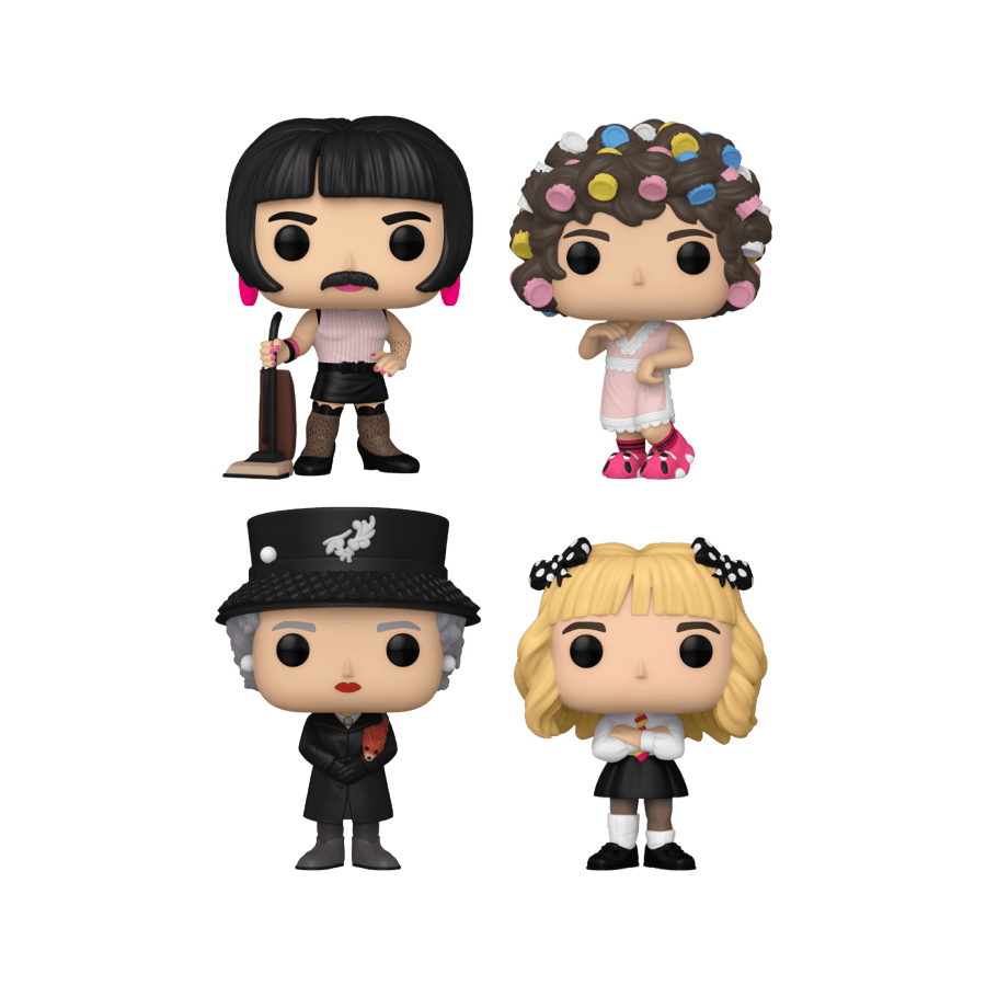 FUN78796 Queen - I Want to Break Free Music Video Pop! Vinyl 4-Pack - Funko TBA - Titan Pop Culture