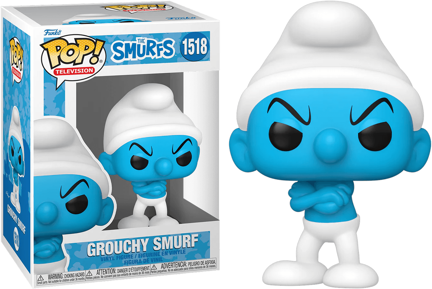 FUN79257 Smurfs - Grouchy Smurf Pop! Vinyl - Funko - Titan Pop Culture