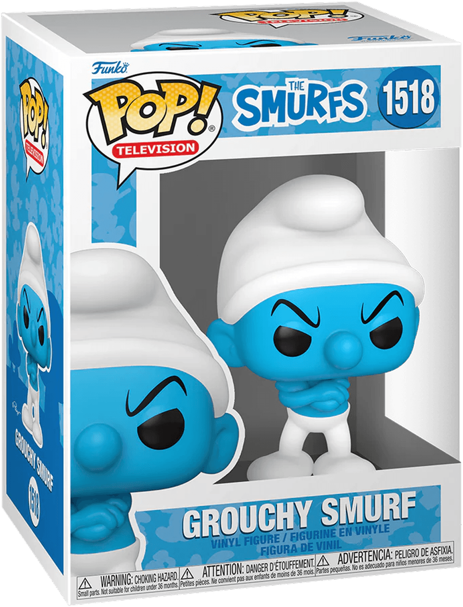 FUN79257 Smurfs - Grouchy Smurf Pop! Vinyl - Funko - Titan Pop Culture
