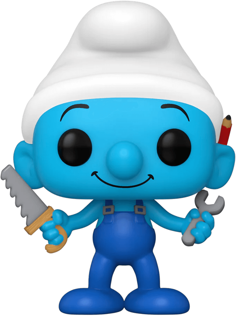 FUN79258 Smurfs - Handy Smurf Pop! Vinyl - Funko - Titan Pop Culture