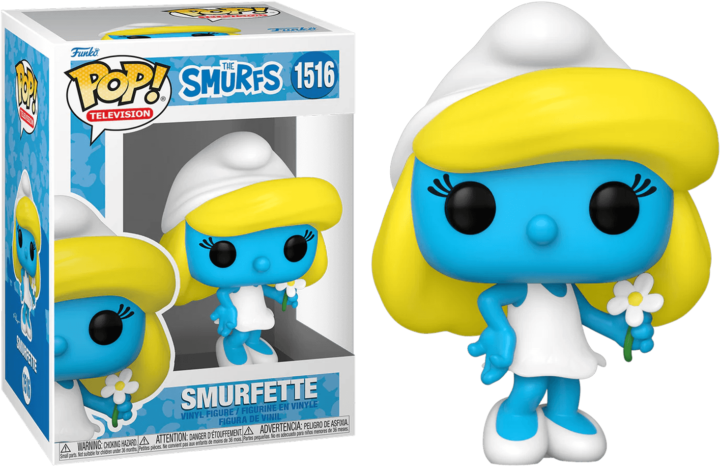 FUN79259 Smurfs - Smurfette (with chase) Pop! Vinyl - Funko - Titan Pop Culture