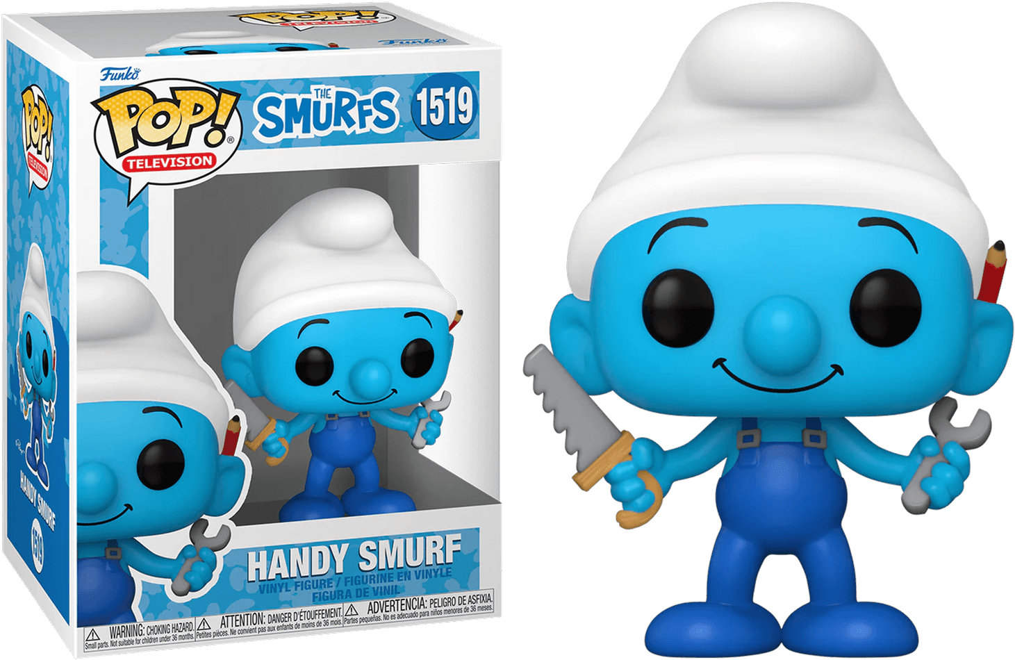 FUN79260 + FUN79257 + FUN79258 + FUN79259 The Smurfs (1981) - Smurf n' Turf Pop! Vinyl Figure Bundle (Set of 4) - Funko - Titan Pop Culture