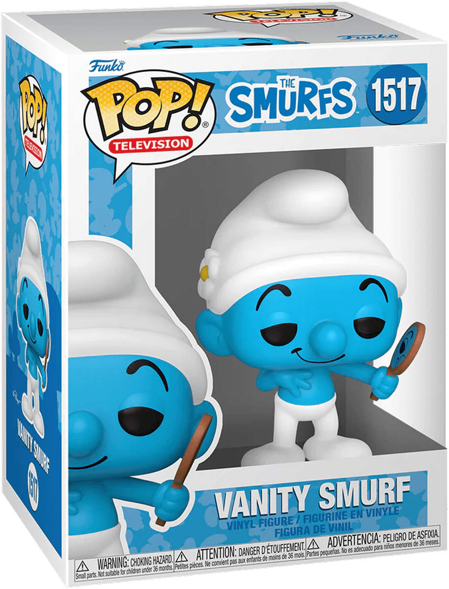 FUN79260 Smurfs - Vanity Smurf Pop! Vinyl - Funko - Titan Pop Culture