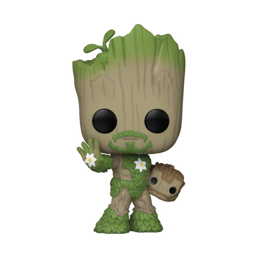 FUN79516 We Are Groot - Groot Iron Man (Marvel: 85th Anniversary) Pop! Vinyl - Funko - Titan Pop Culture