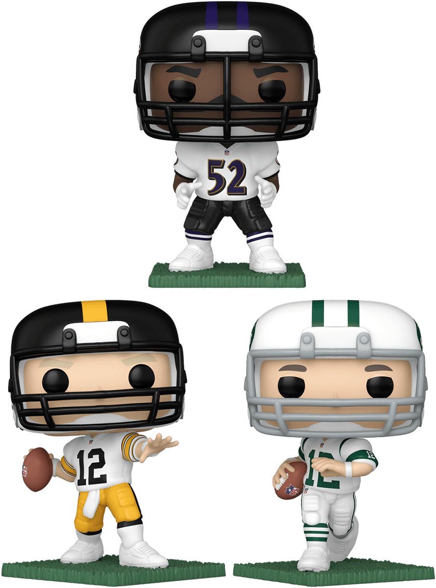 FUN79587 + FUN79588 + FUN79589 NFL Football - Touchdown Pop! Vinyl Bundle (Set of 3) - Funko - Titan Pop Culture