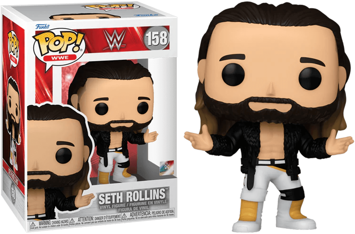 FUN79611 WWE - Seth Rollins (with Coat) Pop! Vinyl - Funko - Titan Pop Culture